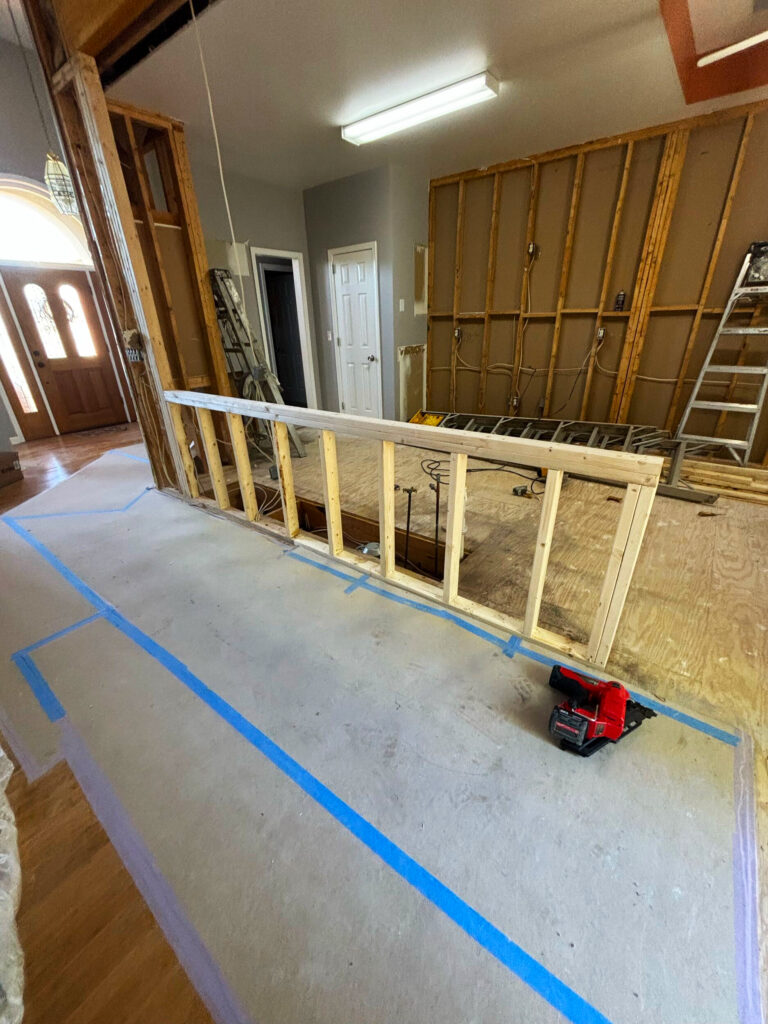 Carpenter63 support wall in house picture