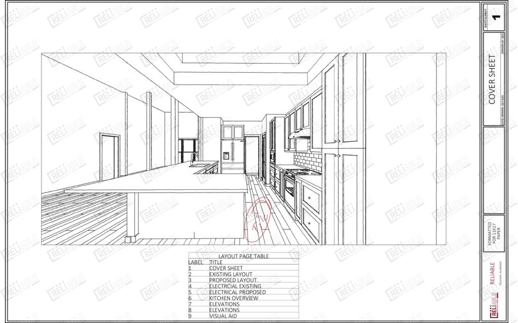 Carpenter Kitchen Plan Set Electrical Mark Ups 1 1024x638