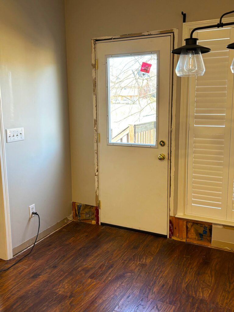 Morrow64 replacing an exterior door picture