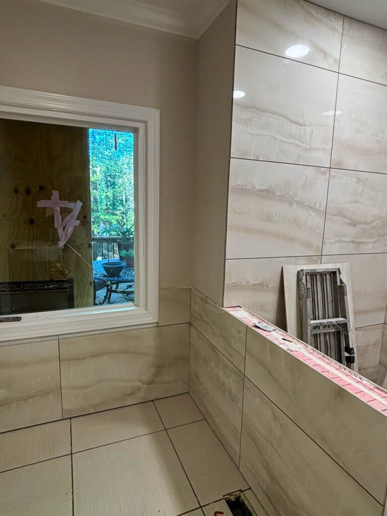 fiberglass shower remodel picture