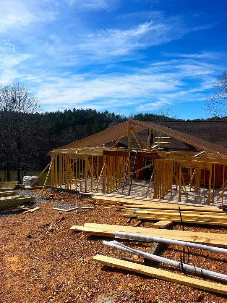 building a house in stages picture