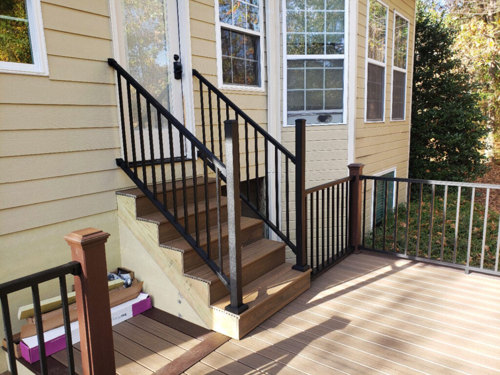 deck railing repair picture