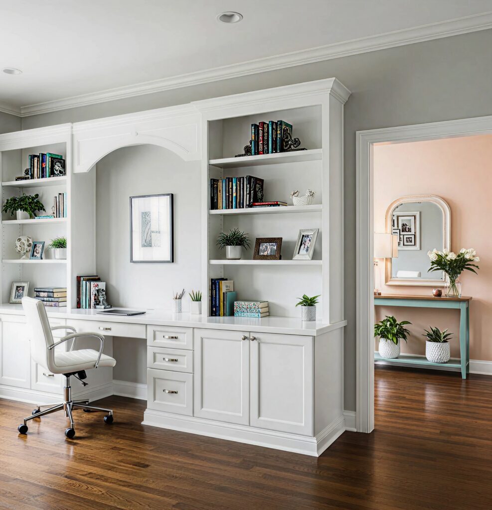 built-in shelving ideas picture