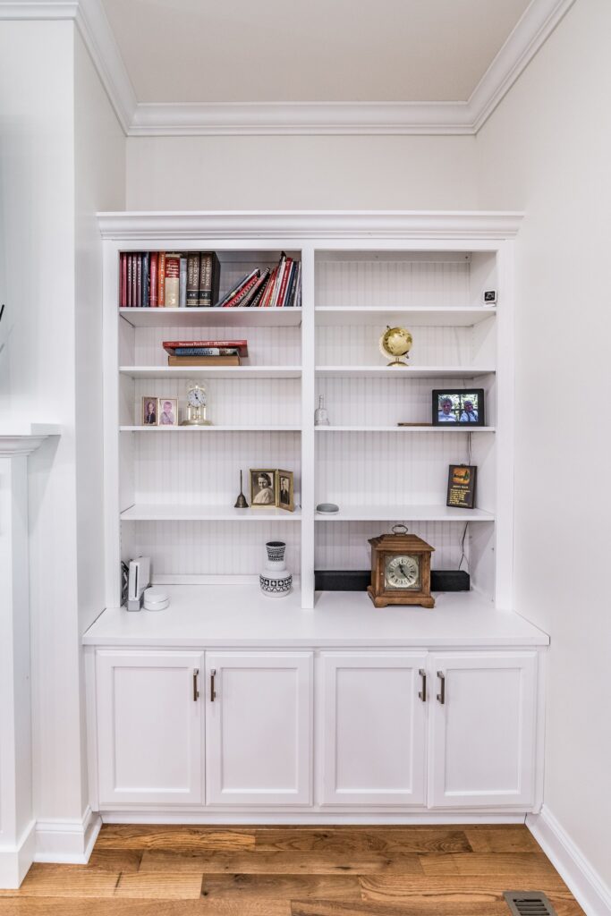built-in shelving ideas picture